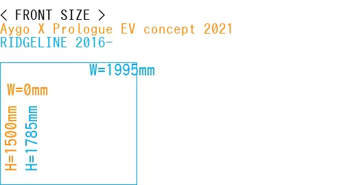 #Aygo X Prologue EV concept 2021 + RIDGELINE 2016-